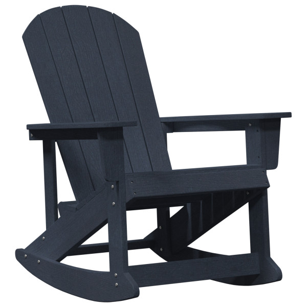 Cadeira de Balanço Adirondack Azul-marinho 73.5x92x90 cm HDPE M 3