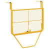 Mesa Plegable Colgante en Mostaza - 60x40 cm. Acero 5
