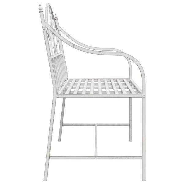 Banco Branco Metal 104 x 52.5 x 89 cm Feito para Durar M 5