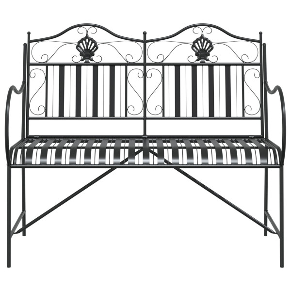 Banco de Metal Negro Metal Estándar Incrustaciones Decorativas M 4