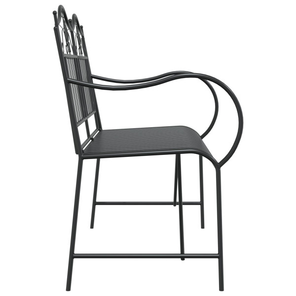 Banco de Metal Negro Metal Estándar Incrustaciones Decorativas M 5