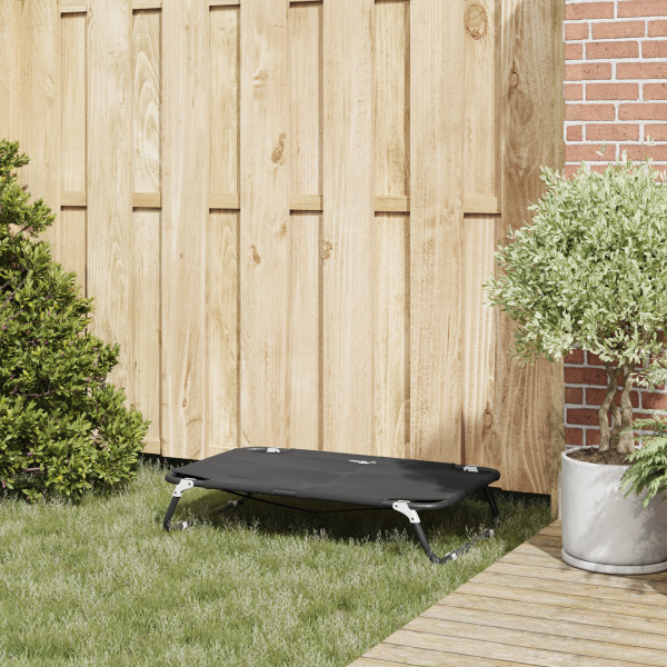 Cama para Perro Plegable Negra ML Tela de Oxford y Acero M 4