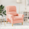 Sillón Ergonómico Rosa Tela. Madera Mediano Ergonómico 4