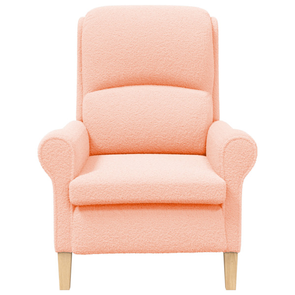 Sillón Ergonómico Rosa Tela. Madera Mediano Ergonómico M 5