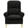 Sillón Ergonómico Negro Tela. Madera Estándar Ergonómico 5