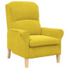 Sillón Amarillo Amarillo Textil. Madera Estándar Sillón Amarillo 3