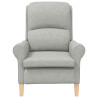 Sillón Gris Claro Tela Ergonómico Estándar Contemporáneo Comodidad 5