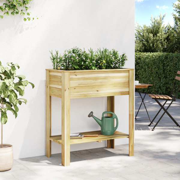 Soporte para Plantas 85x46x94 cm Madera de Pino Tratada M 5