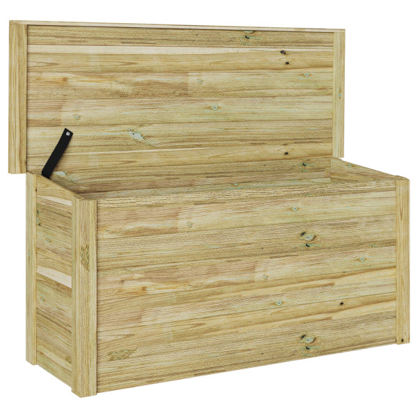 Caja de Almacenamiento 44x119x57 cm Madera Tratada de Pino M 5