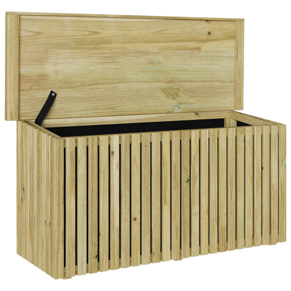 Caja de Almacenamiento 119x44x58.5 cm Madera de Pino Tratada M 5