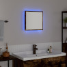 Espejo de Baño LED Roble Ahumado 40x8.5x37 cm Madera Ingeneriada 5