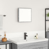 Espejo de Baño LED Gris Sonoma 40x8.5x37 cm Madera Ingenierizada 1
