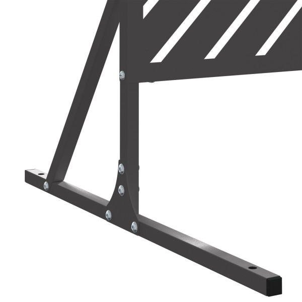 Tela de Privacidade Preta 100x50x180 cm em Aço M 5