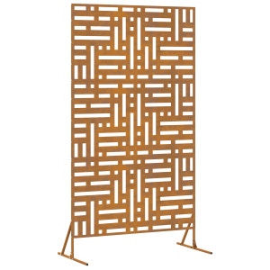Tela de Privacidade 180 cm Aço Corten H