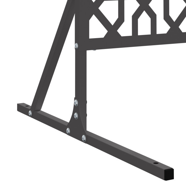 Tela de Privacidade Preta 100x50x180 cm de Aço M 5