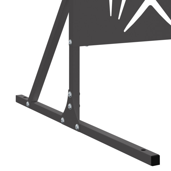 Panel de Cerca de Metal Negro Metal Grande M 5