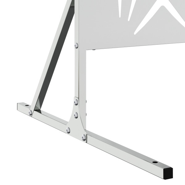 Tela de Privacidade 100x50x180 cm em Aço Galvanizado M 5