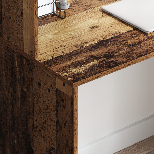 Escrivaninha de Madeira Velha Madeira Velha Madeira Média M 5