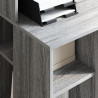 Escritorio con almacenamiento Gris Sonoma 90x48x101.5 cm Madera Elaborada 5