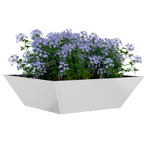 Bowl de Jardim . kit com 5 plantadores de 50x50x15 cm feitos de aço galvanizado. M 3