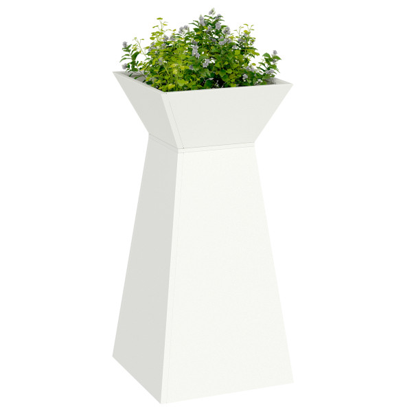 Soporte para Plantas Blanco Plástico 35 x 35 x 73 cm M 3