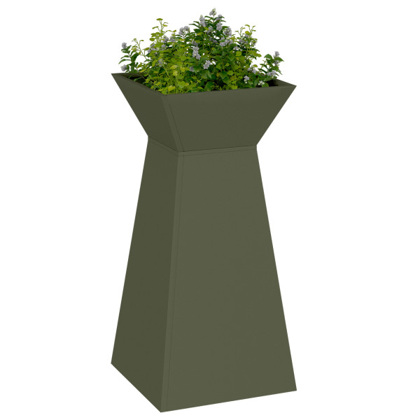 Soporte para Plantas Verde Oliva Metal 35 x 35 x 73 cm Maceteros M 3