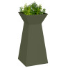 Juego de Soportes para Plantas Verde Oliva Metal 35 x 35 x 73 cm 3