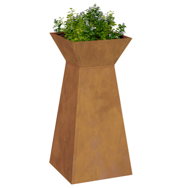 Soporte para Plantas Acero Envejecido 35 x 35 x 73 cm M 3