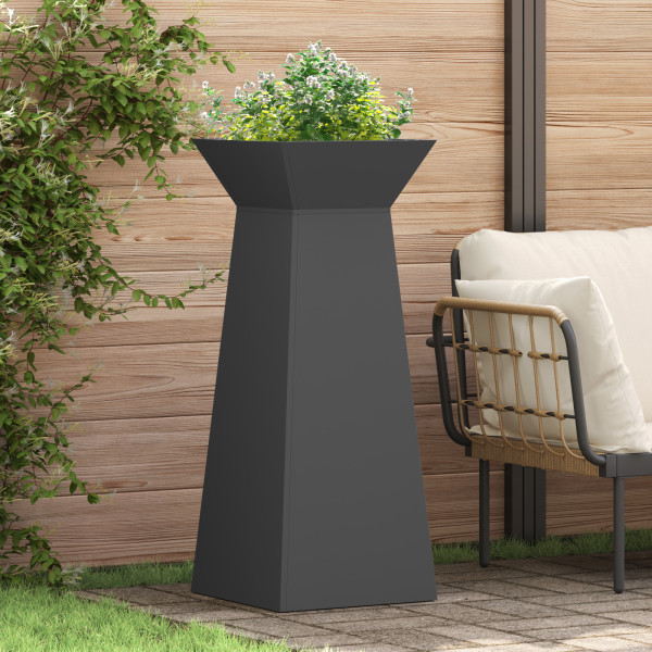 Soporte para Plantas Negro Metal 40 x 40 x 101 cm D