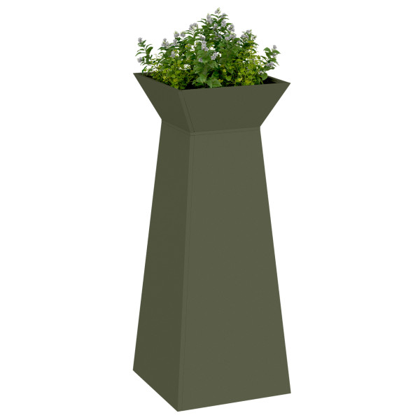 Suporte para Plantas Verde azeitona Metal 40 x 40 x 101 cm M 3
