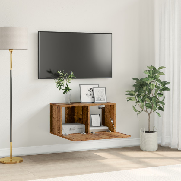 Mueble de TV Madera Antigua Tablero de partículas Mediano D