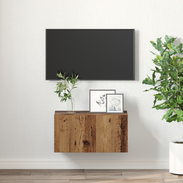 Mueble de TV Madera Antigua Tablero de partículas Mediano M 5