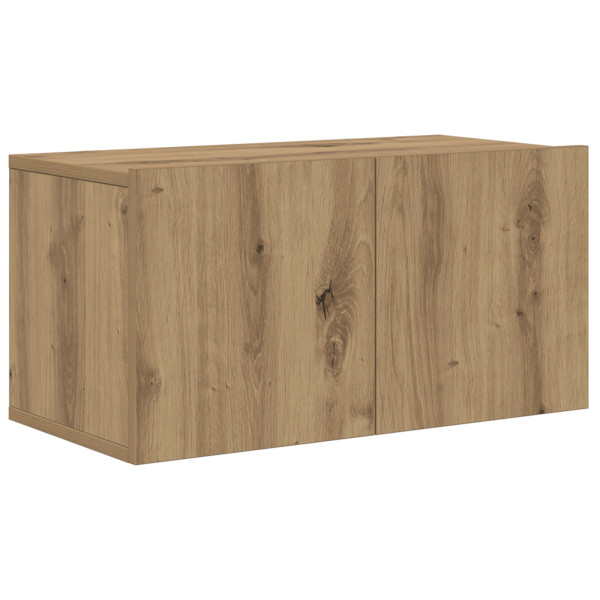 Mueble de TV Roble artesanal Madera elaborada Diseño Rectangular M 4