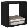 Estantes de pared Roble Negro MDF 26 x 15 x 26 cm 3