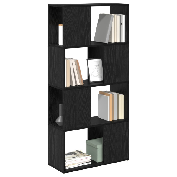 Estantería Roble negro Madera elaborada 60 x 24 x 124 cm M 3