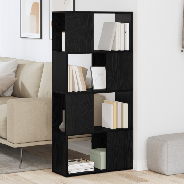 Estantería Roble negro Madera elaborada 60 x 24 x 124 cm M 5