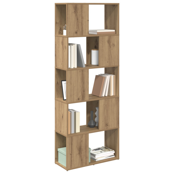 Estantería Roble Artesanal Tablero de partículas 60 x 24 x 155 cm M 3