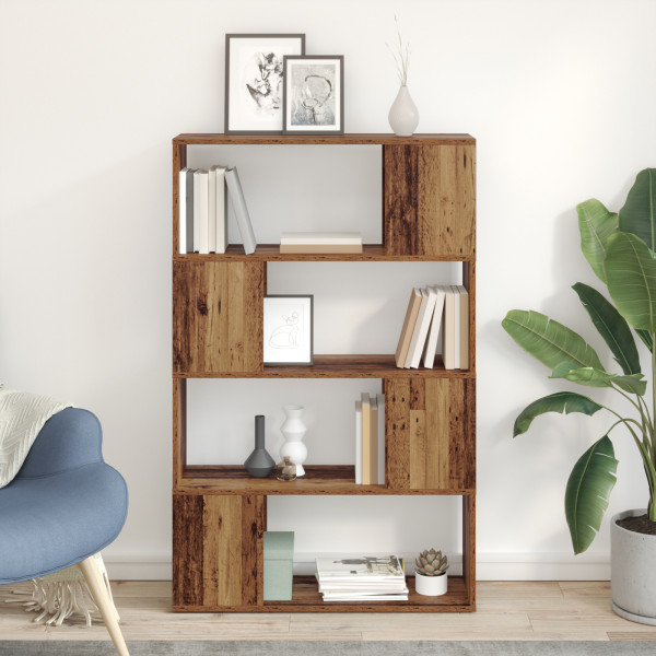 Estantería Madera Vieja Madera Elaborada 80 x 24 x 124 cm D