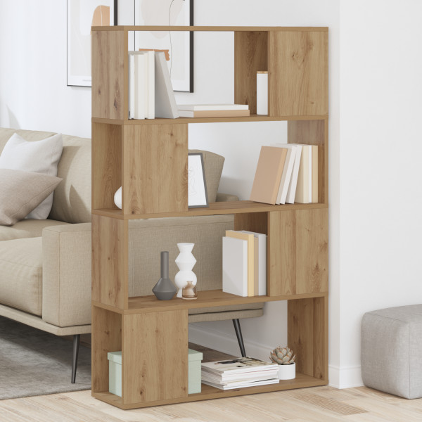 Estante Carvalho Artesanal Madeira de Engenharia 80 x 24 x 124 cm M 5