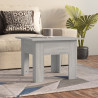 Mesa de centro madera de ingeniería gris Sonoma 55x55x42 cm 1