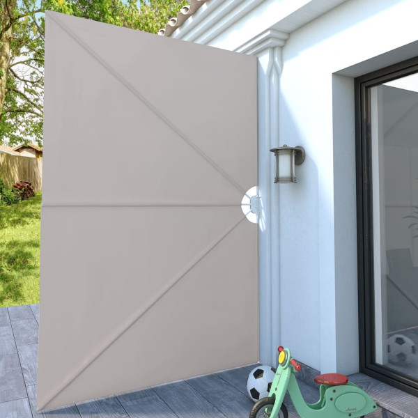 Toldo lateral plegable terraza color crema 300x200 cm M 3