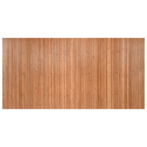 Alfombra rectangular bambú color natural 100x200 cm H