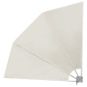Toldo lateral plegable de balcón color crema 210x210 cm 3