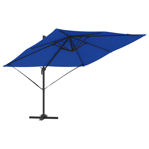 Sombrilla de Patio Azul celeste Aluminio. Poliéster 3m M 4
