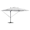 Guarda-Sol Cantilever Roma com LEDs na Cor Areia - 352x251x265 cm em Alumínio 3
