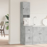 Gabinete de Cocina Gris Concreto 35x50x180 cm Madera Manufacturada 1