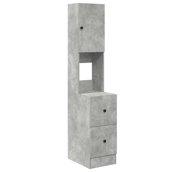 Gabinete de Cocina Gris Concreto 35x50x180 cm Madera Manufacturada M 2