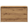 Banco de pasillo de aglomerado roble artesanal 80x40x45 cm 4