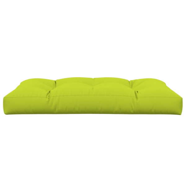 Almofadão p/ móveis paletes 120x80x12cm tecido verde brilhante M 4