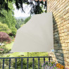 Toldo lateral plegable de balcón color crema 140x140 cm 1